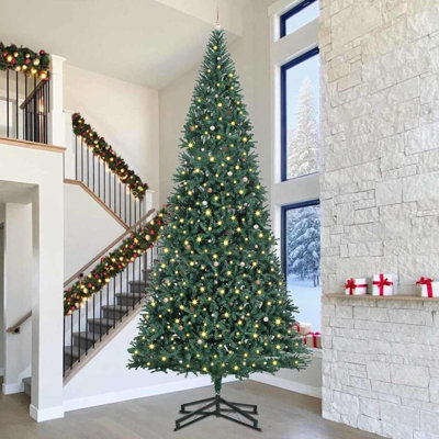 16.4' H Lighted Artificial Christmas Tree