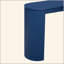 Curved Design Console Table With Unique Vertical Stripe Design ,Suitable For Living Room,Study And Entrance
