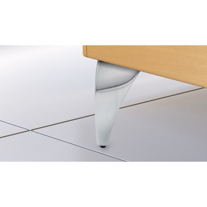 Aluminum Table Legs, Polished Aluminum