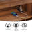 Farmhouse Large Record Player Stand With Power Outlets & LED Lights, Vinyl Record Stand Hold Up To 150 Albums, Turntable Stand For Living Room, Bedroom, Brown-1553519823