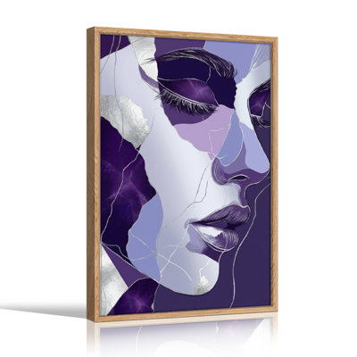 Abstract Face Canvas Wall Art Oil Painting Print Set Of 1