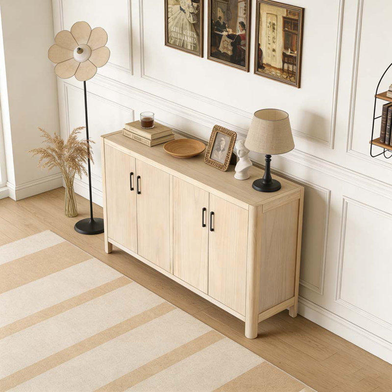 Armoire 4 portes, Naturel