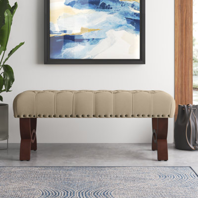 Almonza Polyester Upholstered Bench
