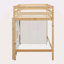 Lit mezzanine en bois avec garde-robe de rangement intégré et 2 fenêtres-1349088243