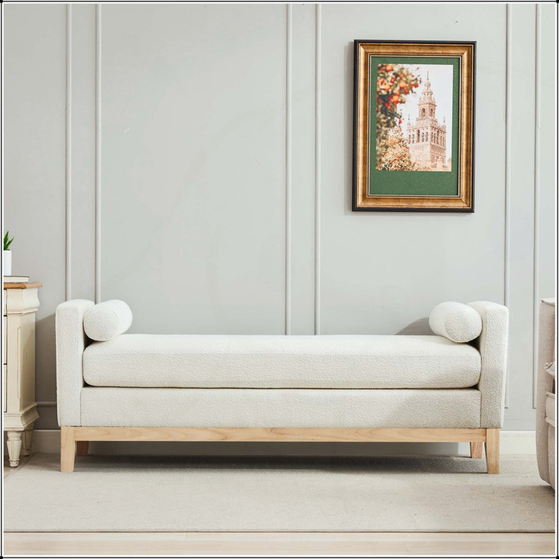 Banc de jour 66,34 po Boucle, Naturel, Ivoire ivoire