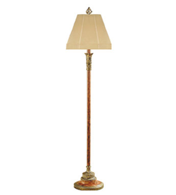 Lampe sur pied 62 po Burl Acanthus