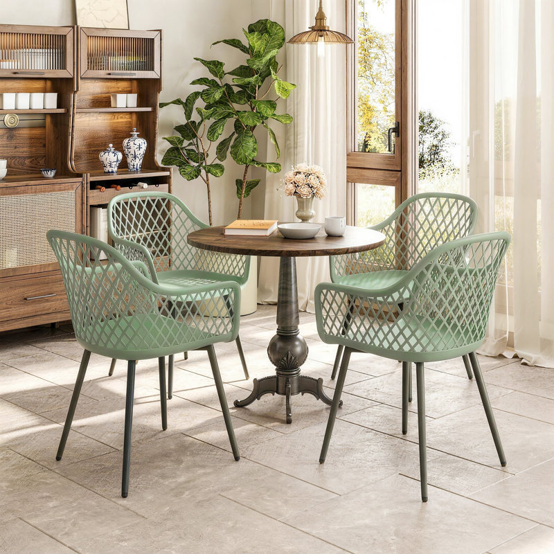 Patio Dining Armchair, Green
