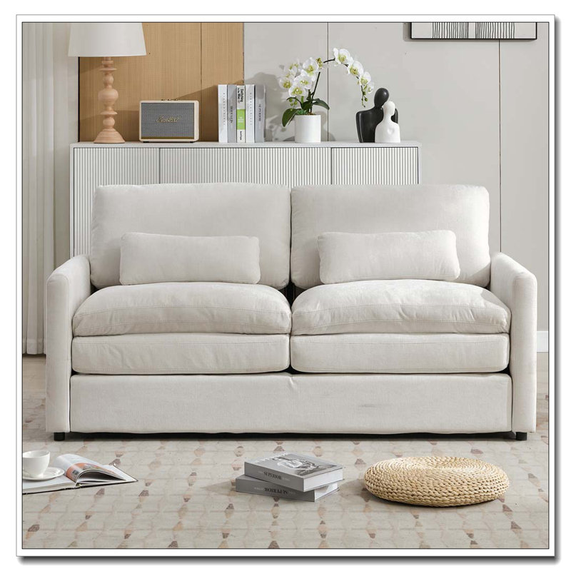 Canapé 68,1 po 2 places, Beige