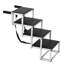 Escalier pour chien pour voiture 4 marches pliantes pour chien en aluminium pouvant supporter jusqu'à 150 lb
