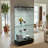 Hollandale 65.8"H Glass Display Cabinet, Bookcase With 13-Color LED & 2 Drawers-660106732
