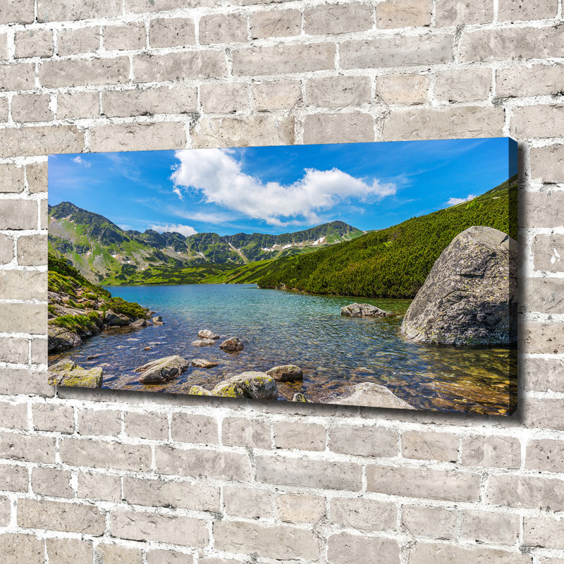 Valley Of The Tatra Mountains - No Frame Print on Canvas