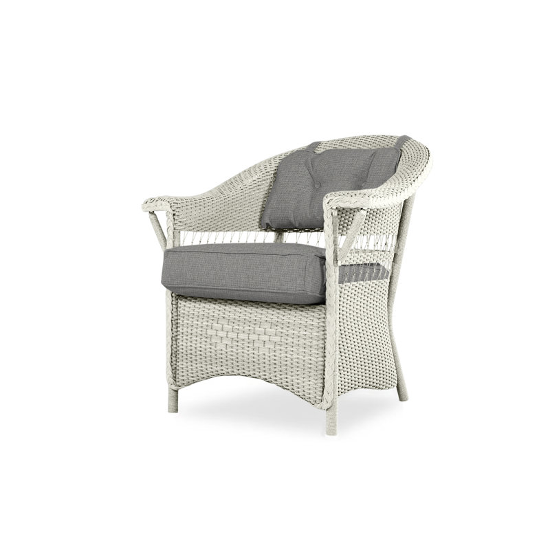 Nantucket Outdoor Dining Armchair, Friendly Flax, Linen