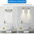 Modern Vanity Lighting Fixture With Clear Glass Shade, E26 Socket, For Bathroom, Kitchen, Bedroom, Hallway-1130747805-1130747795-1130747794