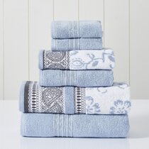 Superior Cotton Marble and Solid 8 Piece Assorted Bathroom Towel Set