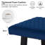 Velvet Upholstered Bench-182316814