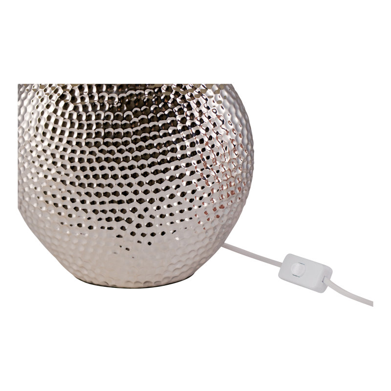 Table Lamp, Chrome, Grey