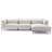 Laley Right-Facing L-Shaped Linen Sectional-1129761805