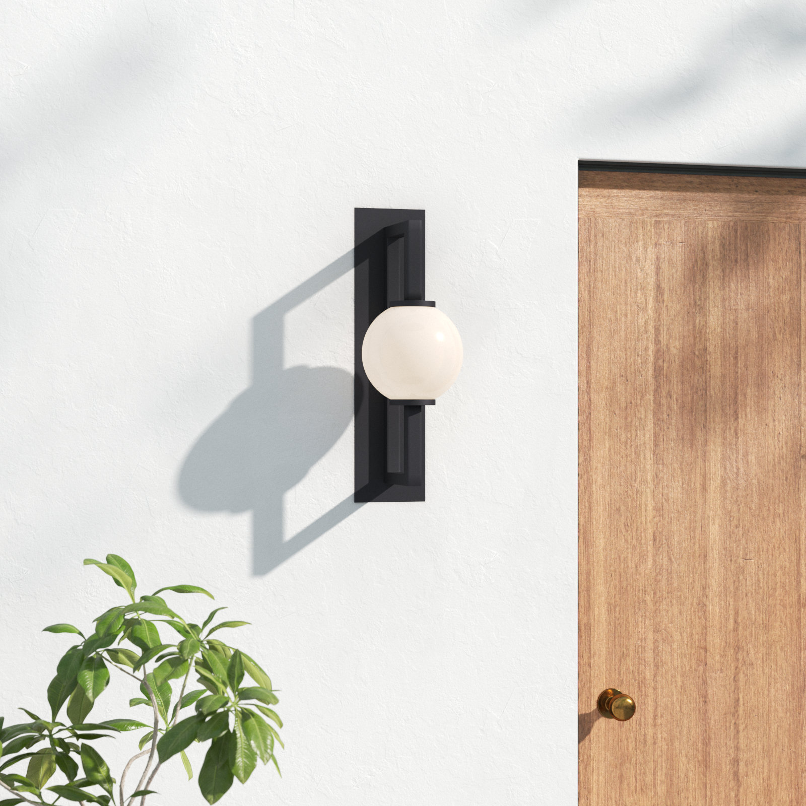 Sairy Single Light Outdoor Wall Light, 29.5" H x 10" W x 13" D