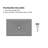 CASAINC Maple 18.5'' Concrete Rectangular Bathroom Sink-86669213