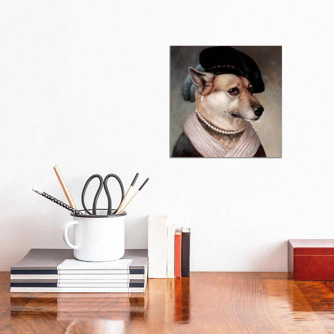 D.D. by Melinda Copper - Wrapped Canvas Painting