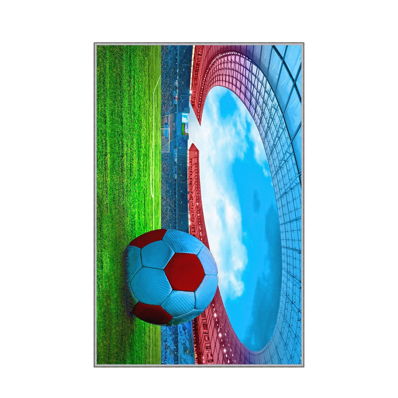 Stylish Hall Carpet 2.6 x 9.8 Feet - 100% Polyester, 0.04 in Pile Height | Antibacterial, Non-Slip PVC Felt Dot Underside | Machine Washable, 3D Digital Print | Perfect for Home Entryways & Living Spaces