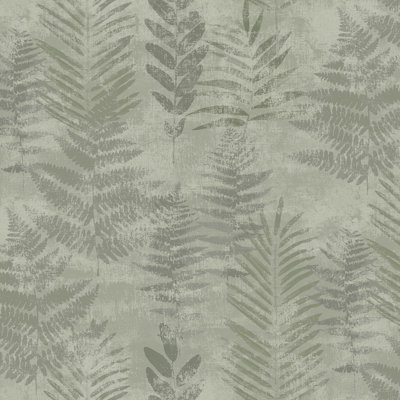 Fern Horizon Green Wallpaper