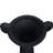 Magnificent Black Magnesium Oxide Urn Planter, Fits Various Plants, 19.32 In. H X 11.39 W 15.5 D, , Drainage Hole, No Assembly Required For Use Flower Pot, Versatile Multiple 19.32" Height 11.39"-142063482