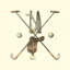 Art sur toile tendue Astoria Grand Vision Studio, titre: Polo Saddle-1789638693