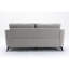 Canapé 79 po en tissu tissé gris clair