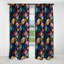 Motif marocain Boho Motif V - Rideau floral - Rideau occultant floral - 1 panneaux-107555482