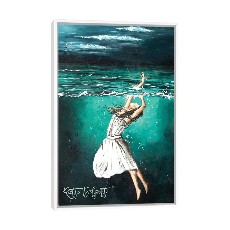 Grace, Impression sur toile flottante sans passe-partout, H 26 po x l 18 po, Blanc