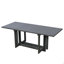 Ensemble de table de salle à manger extensible de 82 pouces avec table à tréteaux Rustic-507888111