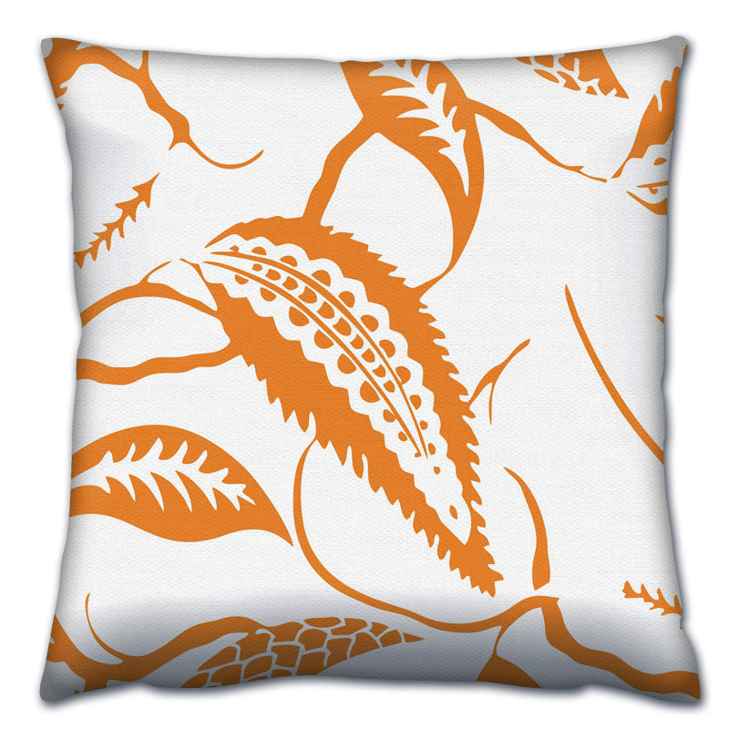 Coussin lavable de qualité supérieure, 17,0 x 17,0 pouces, 50% coton / 50% polyester, rembourrage en silicone, fermeture à glissière dissimulée | Doux, confortable et repassable | Parfait pour la décoration intérieure, le salon et la chambre à coucher