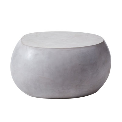 Natural Organic Concrete Pebble Coffee Table