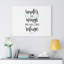 You Will Find Refuge Psalm 91:4 - Wrapped Canvas Print-1021500092