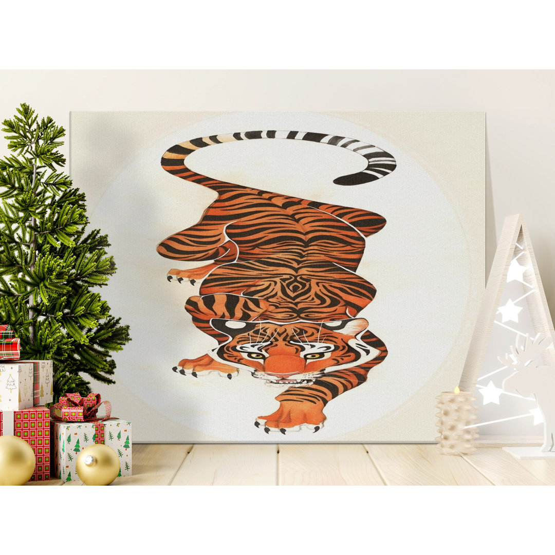 Fierce Japanese Tiger Art Canvas