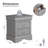 Transitional 2-Drawer Solid Wood Nightstand, No Assembly Required-1877717285