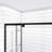 44-48" X 72" Swing Pivot Shower Door, 1/4 Inch Clear Tempered Glass, Chrome Finish With Steel Handle