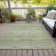 Machine Washable Indoor/Outdoor Xhevrie Sage Rug