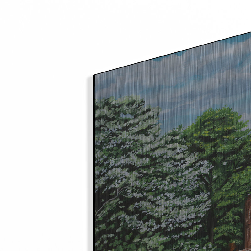 «Gouvernors Palace» par Carolee Vitaletti, art mural en métal, H 24 po x l 36 po