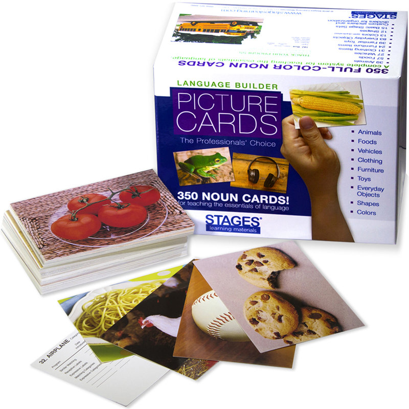 Language Builder Picture Nouns Flash Cards