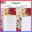 Rideaux rouges et roses à motif floral, 1 panneau-129727938-129727939