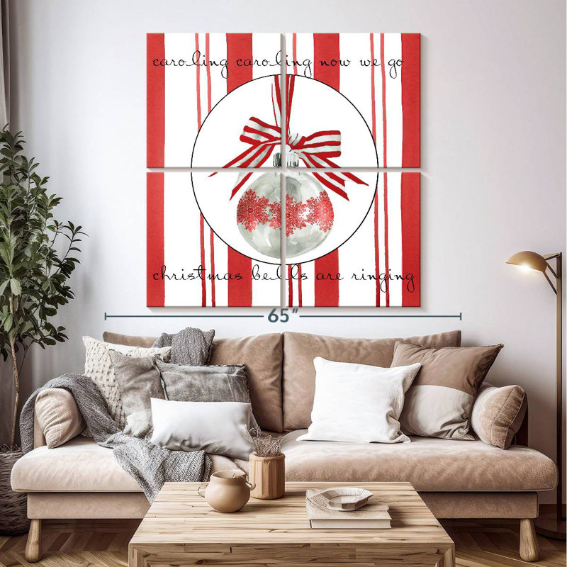 Lelend Candy Cane Christmas II, 50" H x 50" W