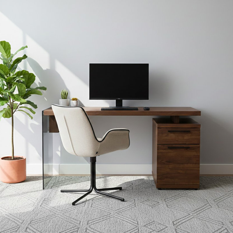 Bureau Lux C 140, Noyer