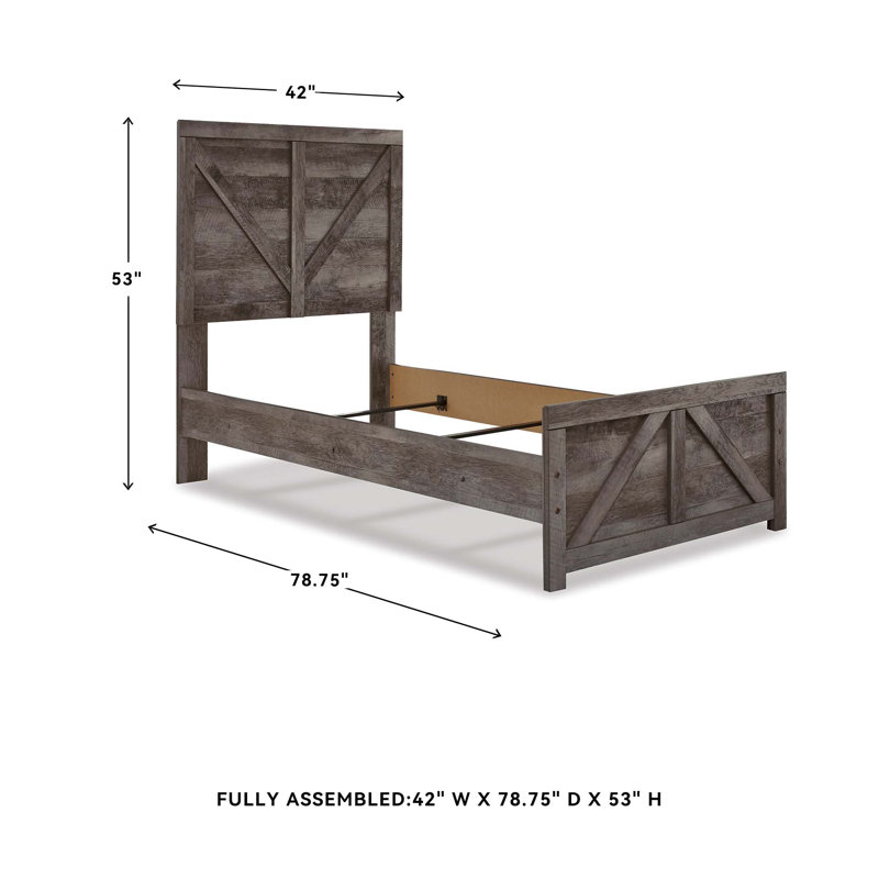 Meila Panel Bed, Twin