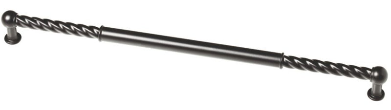 12" Sisal Bar Pull Flat Black