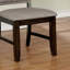 Chaise d'appoint en lin noyer foncé McGuire