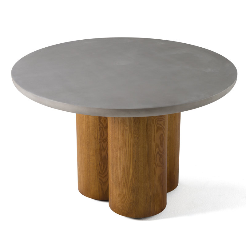 Table de salle à manger à piédestal 47,2 po Stoyko