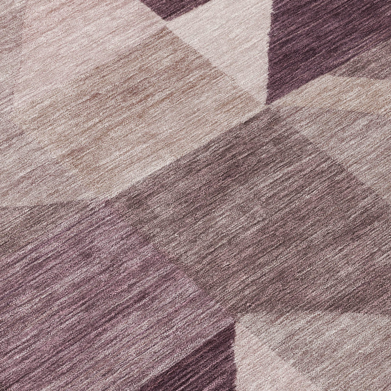 Machine Washable Indoor/Outdoor Jozwiak ACN2373 Geometric Rug, Rectangle 8' x 10'