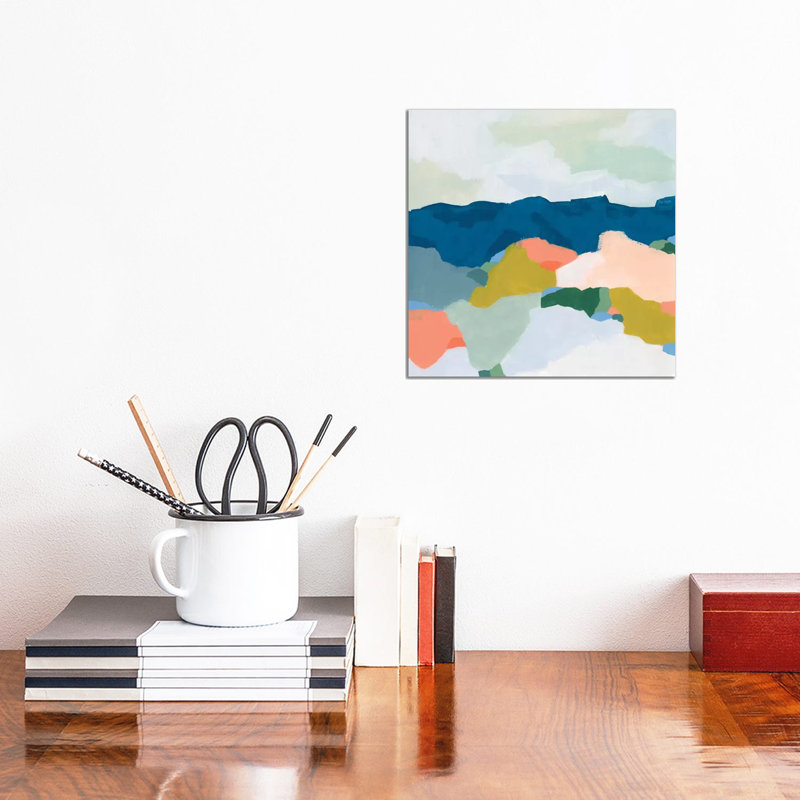 Mountain Mosaic I by June Erica Vess - Wrapped Canvas Print, 30.48cm H x 30.48cm W